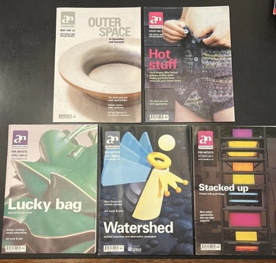 a n magazine Artist News May August 1999 April July September 2000 job lot