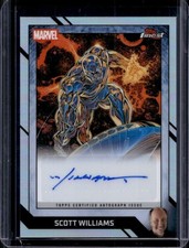 2026 Topps Marvel Finest The Fantastic Four 65th Ann. Scott Williams Auto #CB-SW