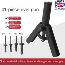 41Pcs Plastic Rivet Gun Quick-loading Rivet Tool Plastic Rivet Puller Riveting