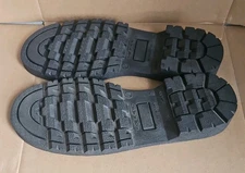 Oil Resistant Full Rubber Sole 8.5 US for Boot Repair Black, 1 Pair *Mexico Made