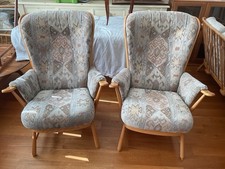 ERCOL EVERGREEN EASY CHAIR X 2