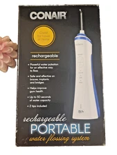 Interplak Conair Cordless Water Flossing System Portable Rechargeable Flosser