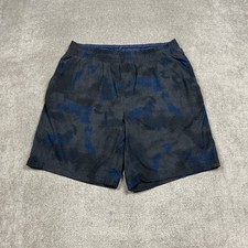 RHONE Shorts Mens Large 8" Gym Running Lightweight Lined Workout Zip Pocket