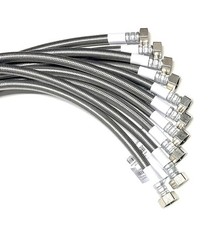 Faucet Water Supply Connector Line Braided Stainless Steel, Faucet Supply Lin...