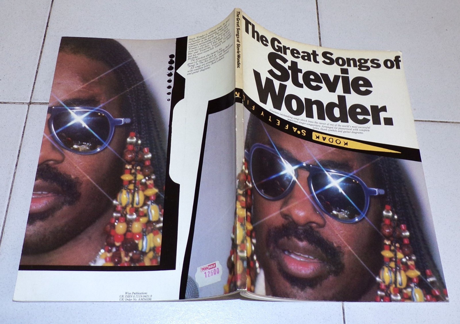 Spartiti The Great Songs of STEVIE WONDER Wise 1983 - 20 brani successi Best of