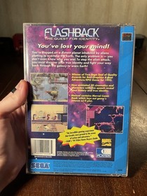 Flashback The Quest for Identity- Sega CD Complete TESTED CIB