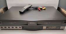 Go Video DDV9950 Dual VCR VHS Player/Recorder Remote  Cables WORKS CLEAN TESTED