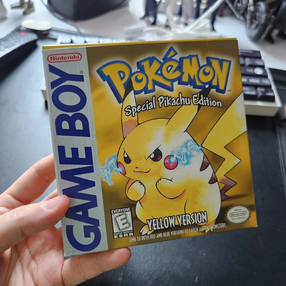 1st PRINT Gameboy Pokémon Yellow Version CIB Complete In Box US Version - Image 2 of 4