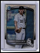 2025 Bowman #BCP-44 Hagen Smith Chrome Prospects Mojo Refractor
