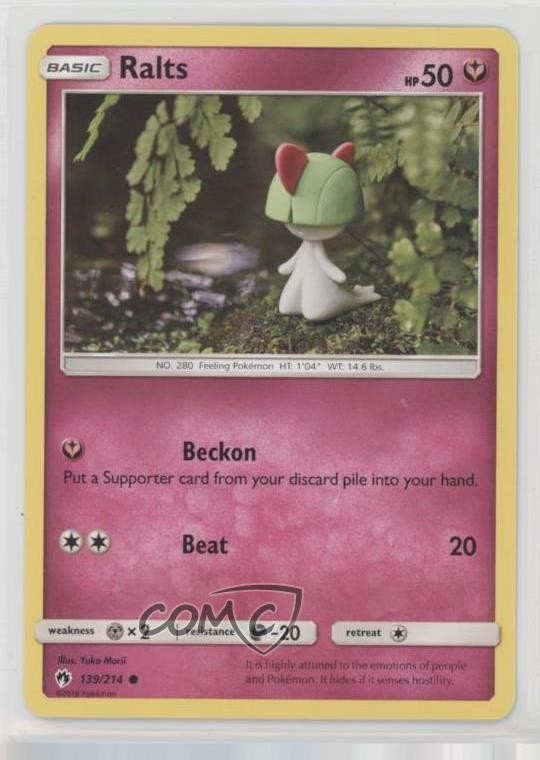 Ralts Pokemon Sun & Moon Lost Thunder #139 1bu3