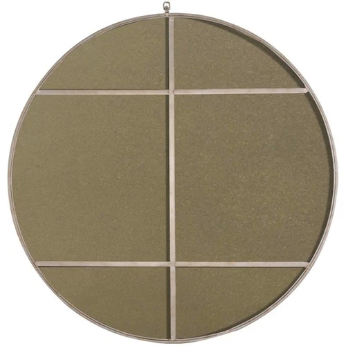 Elegant Decor Rowan 48" Rectangle Metal Frame Hooked Mirror in Silver - Picture 4 of 11