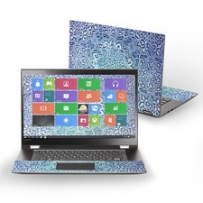MightySkins Skin Compatible With Lenovo Flex 5 14" 2017 - Carved Blue  Pro...