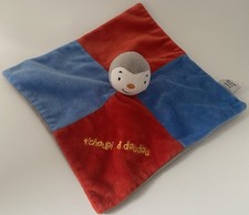 5650🌟Doudou Bengy Plat Mouchoir Tchoupi T’choupi Rouge Rouge Bleu Gris 2008