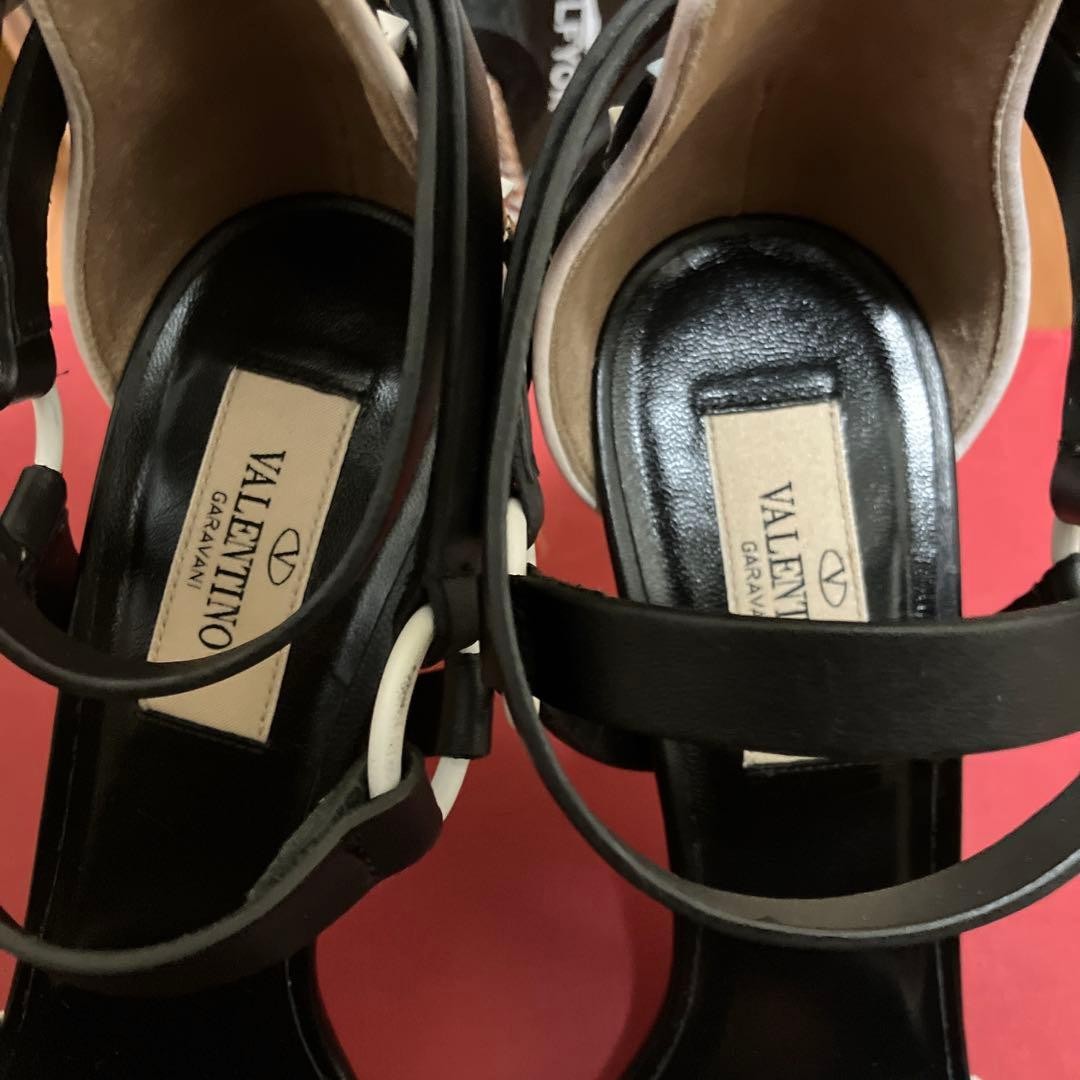 Valentino Garavani Pumps Heel Leather Black/White EU36.5/US6.5 116177c thumbnail 14