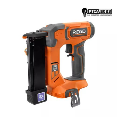 #ad RIDGID 18V Cordless 23 Gauge 1 3 8 in. Headless Pin Nailer Tool Only $119.00