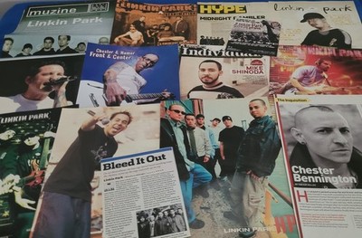 Linkin Park Chester Bennington Mike Shinoda Brad Delson Clippings Pack