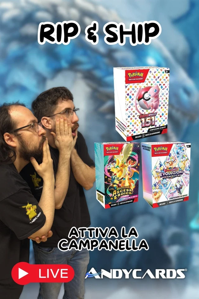 Bundle 151 Ascesa Evo Prismatiche! RIP&SHIP Andycards