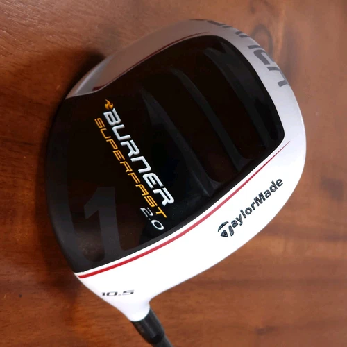 TaylorMade Burner Super Fast 2.0 LH Driver 10.5 Stiff Flex Graphite Left Hand