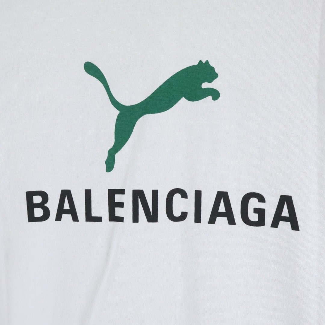 BALENCIAGA X PUMA Dirty Effect Oversized Short Sleeve T-shirt Gray 831305 Used e thumbnail 4