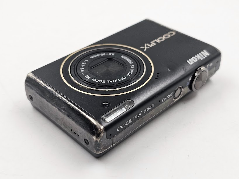 Nikon Coolpix S640 12.2 MP Digital Camera Black - Working | eBay