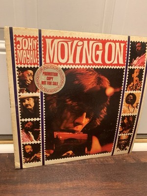 JOHN MAYALL -Moving On LP (1972) Blues Rock White Label Promo EXCELLENT Vinyl Lp