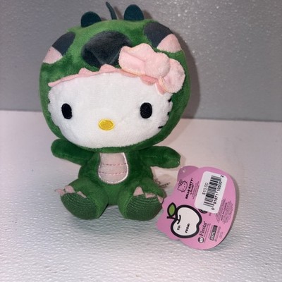 Sanrio Hello Kitty Green Dragon Costume Small Plush Figure Stuffed Doll-A01