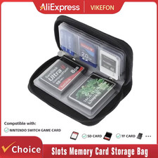 Memory Card Storage Bag Carrying Case Holder Wallet 22 Slots for Cf/Sd/Micro SD/