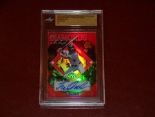 2025 Leaf Metal Diamonds Pre-Production Proof Prismatic Red Auto 1/1 Tre Phelps