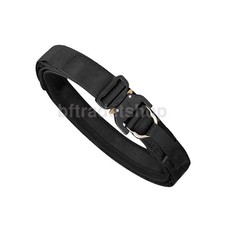 1X New Tactical Quick Release Battle 2 Layer Heavy Duty Metal Buckle Belt Black
