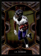 2020 Panini Select #52 J.K. Dobbins Baltimore Ravens