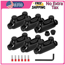 Insulated Inline Splice Connector 2/0-6 Gauge Aluminum to Copper Wire Connectors