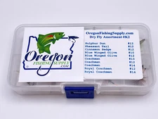 Kit #2,Trout Premium Dry Fly Assortment #2.Twenty Dry Flies total! Free Shipping