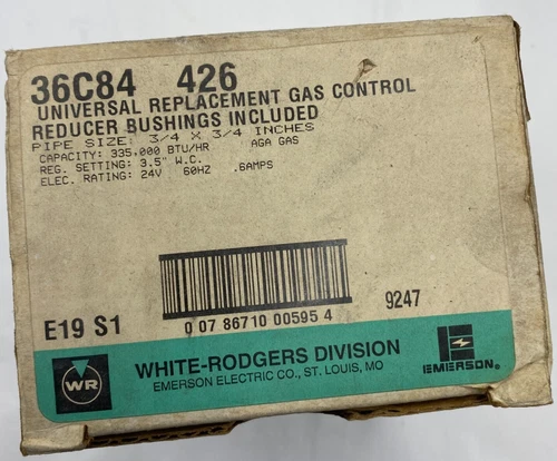 White Rodgers 36C84 426 Gas Manifold Valve 36C84 426