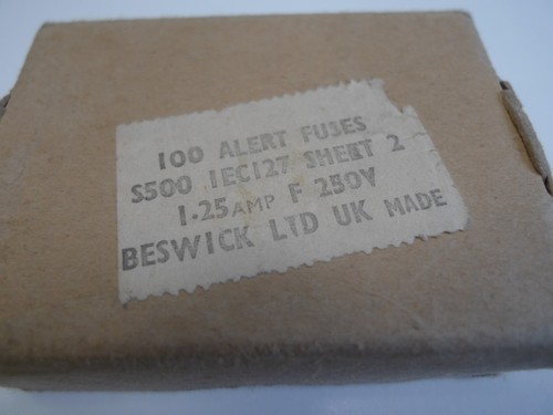 Fuse 20mm 250V Vintage Beswick Various Values - Picture 115 of 168