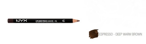 NYX Natural Mauve Espresso Peekaboo Neutral Lip Liner Lip Pencil Seal - 第 6/28 張圖片