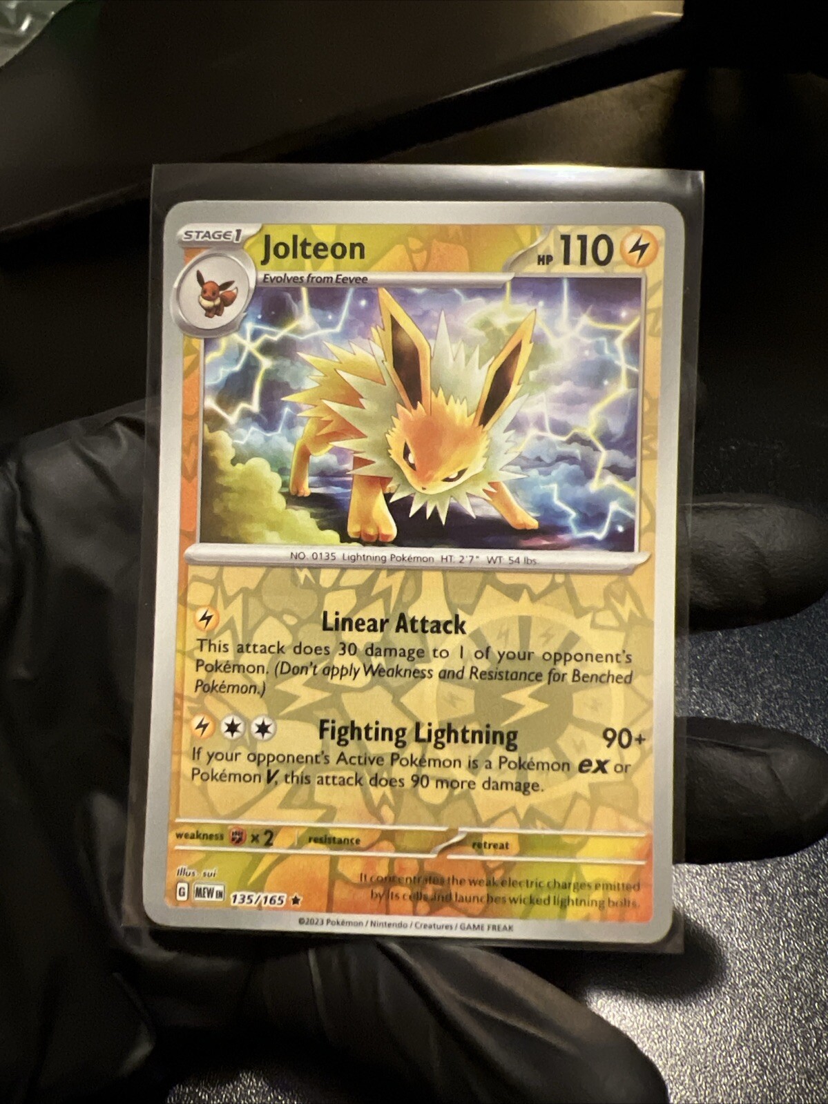 Jolteon 151 135/165 Reverse Holo