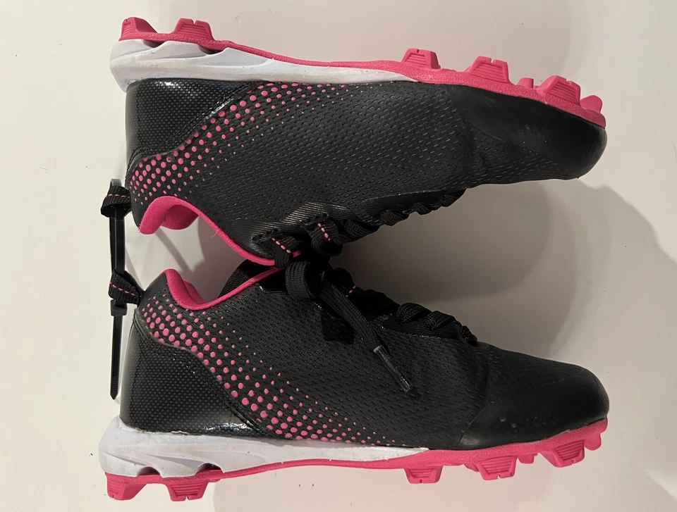 Rawlings Niñas Pequeñas Botines Fútbol Softbol Zapatos Talla 11D Foto 3 de 4