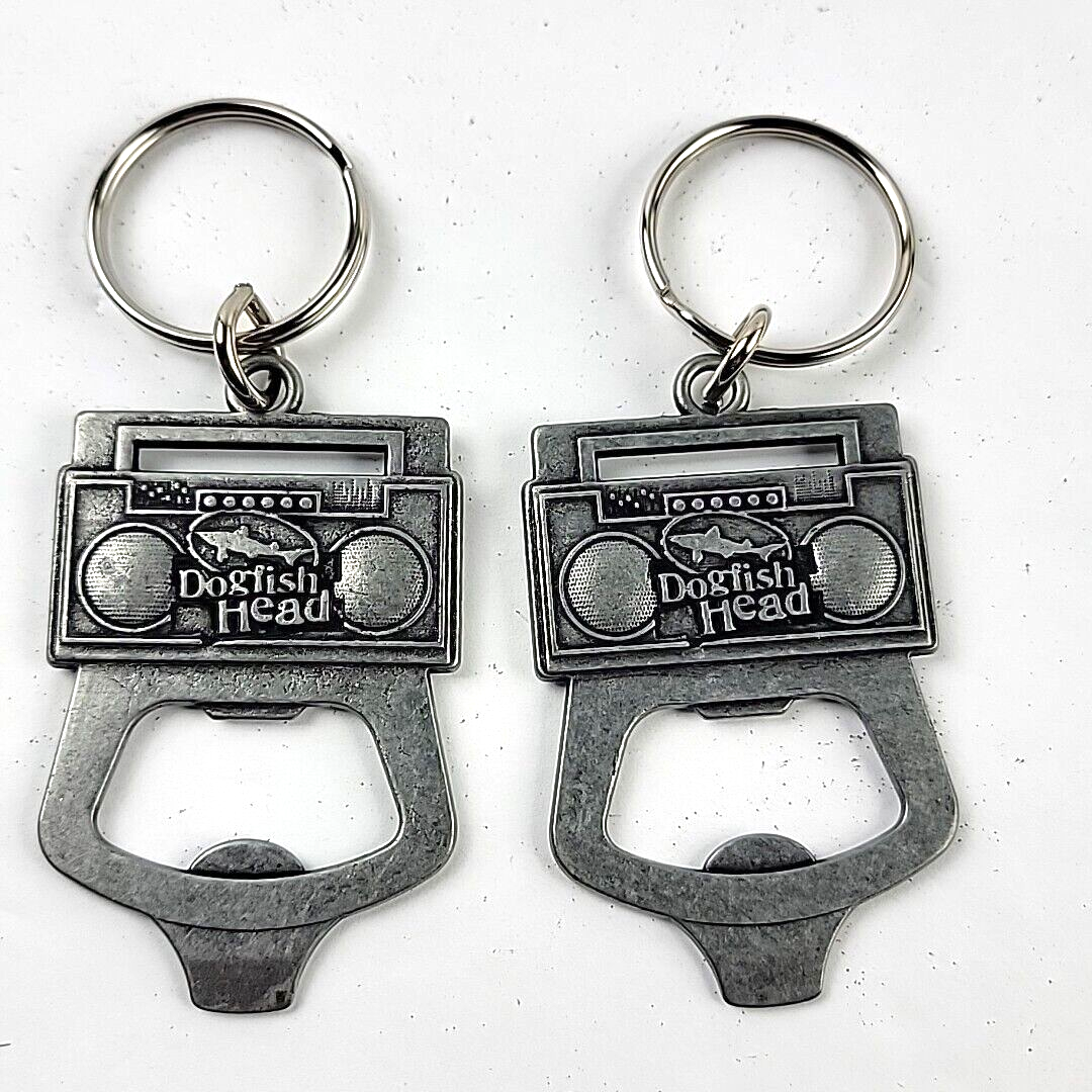 Dogfish Head Brewery Keychain Bottle Opener Radio Boombox Lot of 2