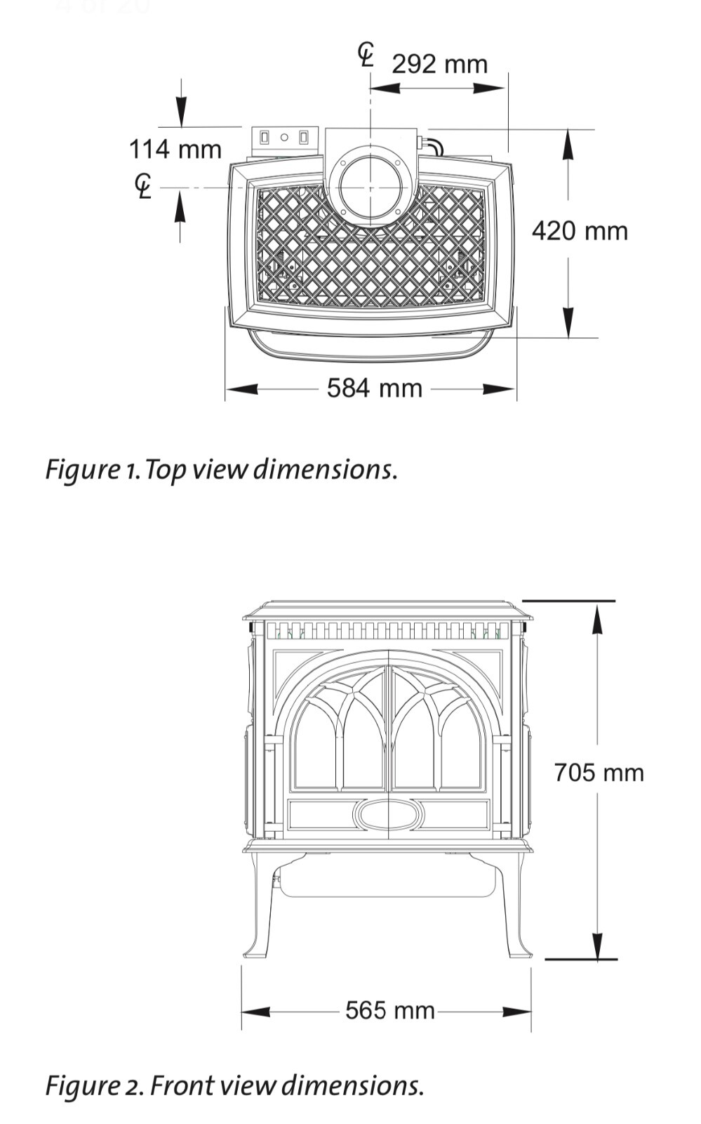 Jotul GF 3 CF Conventional Flue Gas Stove eBay