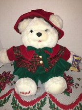 NWT-VINTAGE-22  1993 Charles Dickens Christmas Carol Teddy bear Plush