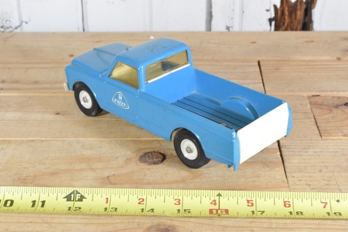 VINTAGE ERTL BLUE GMC BLUEPRINT REPLICA FARM PICKUP TRUCK REG CAB LONG BOX - Picture 5 of 8