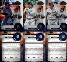 (3) 2022 Topps Gold Label #11 Miguel Cabrera Base Set Class 1,2 &3 - Tigers
