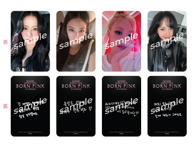 BLACKPINK ロゼ シネマ CINEMA 映画 限定 トレカ BLACKPINK BORN PINK in CINEMAS JAPAN MOVIE Benefits Ver.3 Official