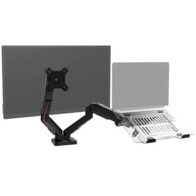 Duronic DMDCL1X1 Laptop Monitorhalterung Gasdruckfeder VESA bis 27 Zoll