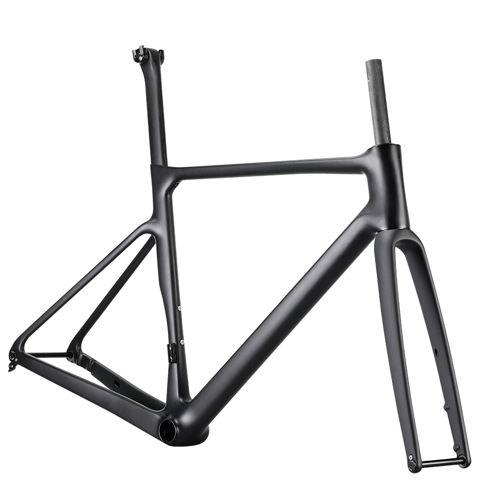 Cadre Vélo Carbone Airwolf T1100 Ultra-léger (950g) Pour Route/gravel - Fourche Incluse