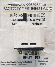 WP3398095 AP6008358 Dryer Push to Start Relay Switch OEM