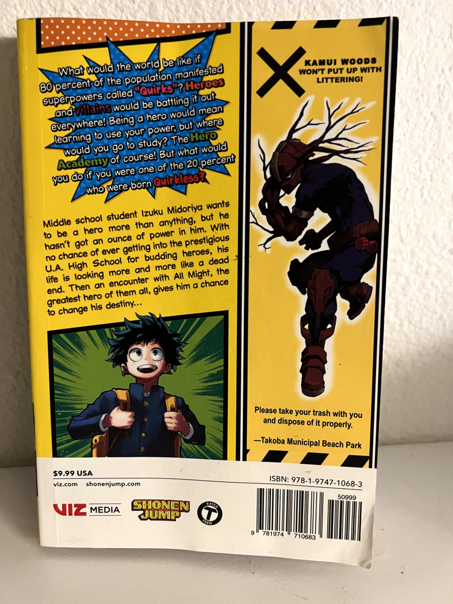My Hero Academia Vol. 1 Book Manga English Edition Fantasy
