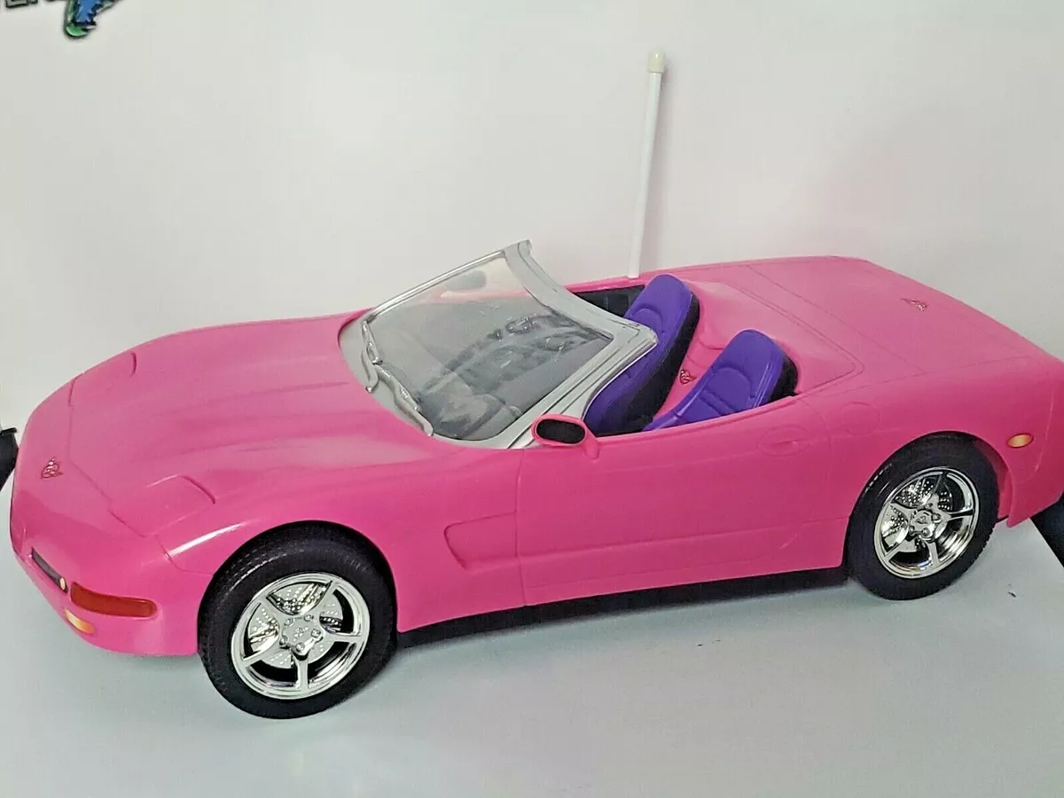 Barbie remote control car corvette top