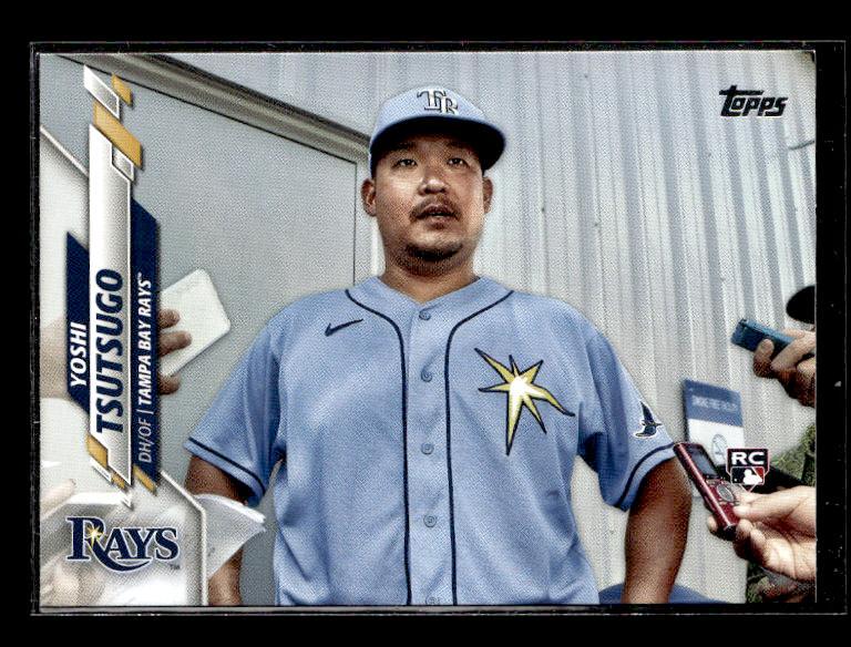 2020 Topps Update #U-65 Yoshi Tsutsugo Rookie Variation SP Tampa Bay Rays