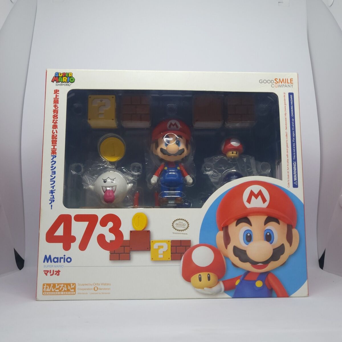  Good Smile Super Mario: Mario Nendoroid Action Figure : Toys &  Games